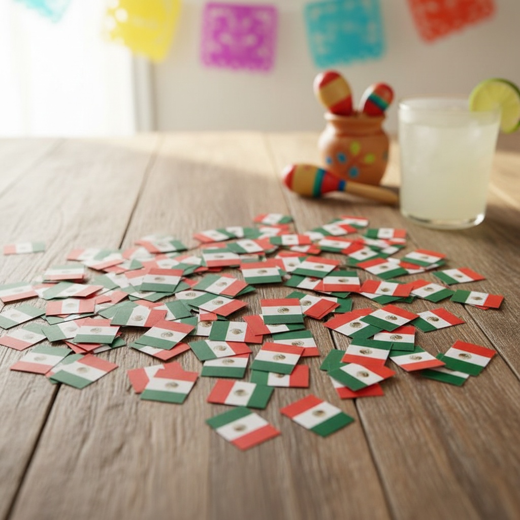 Mexico Flag Konfetti