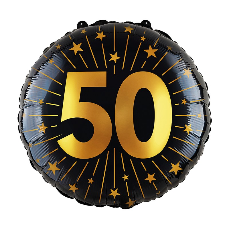 50 Års Golden Celebrations Folieballon
