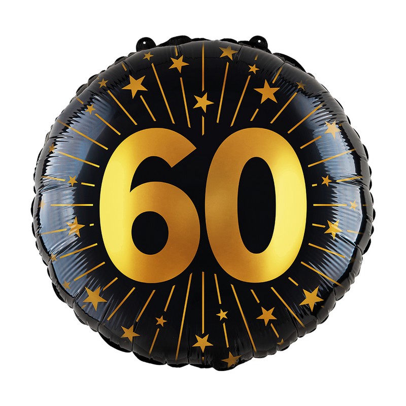 60 Års Golden Celebrations Folieballon