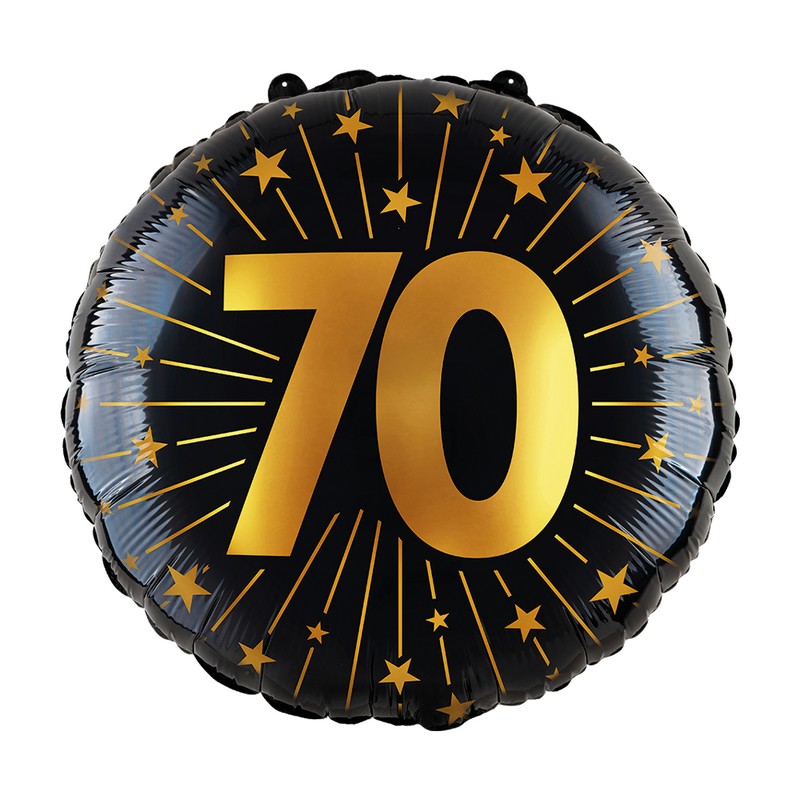 70 Års Golden Celebrations Folieballon