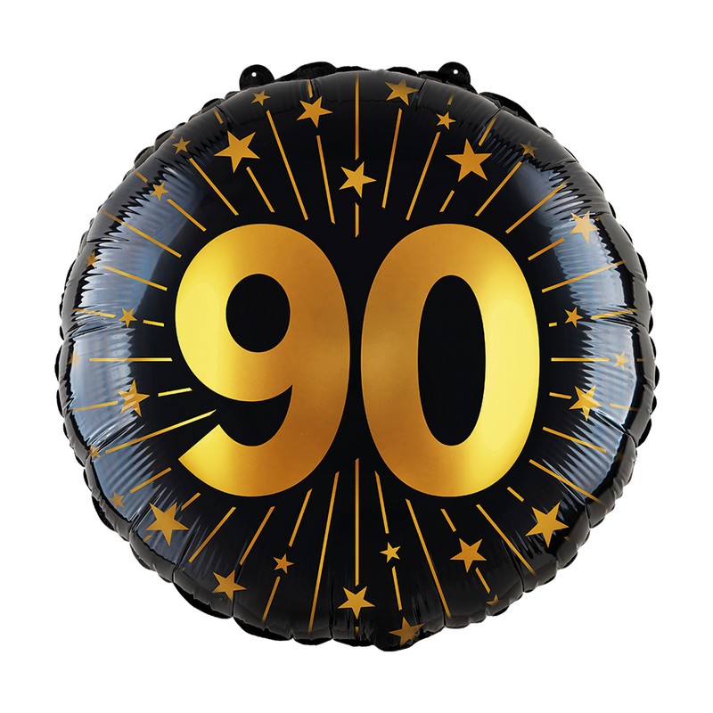 90 Års Golden Celebrations Folieballon