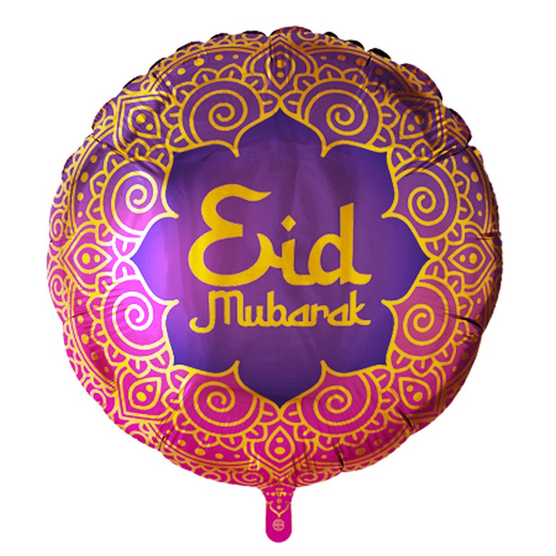 Eid Mubarak Rund Folieballon