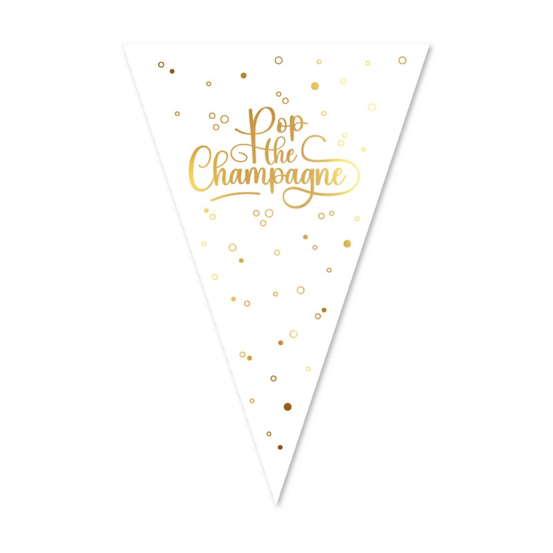 Pop the Champagne Vimeplguirlande - 1 stk (10 m) | Drinks Guirlander - Temashop