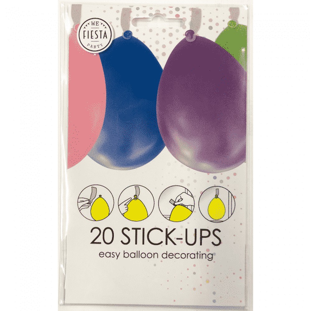 Stick Ups Til Balloner 20-pak - 20 stk - Temashop