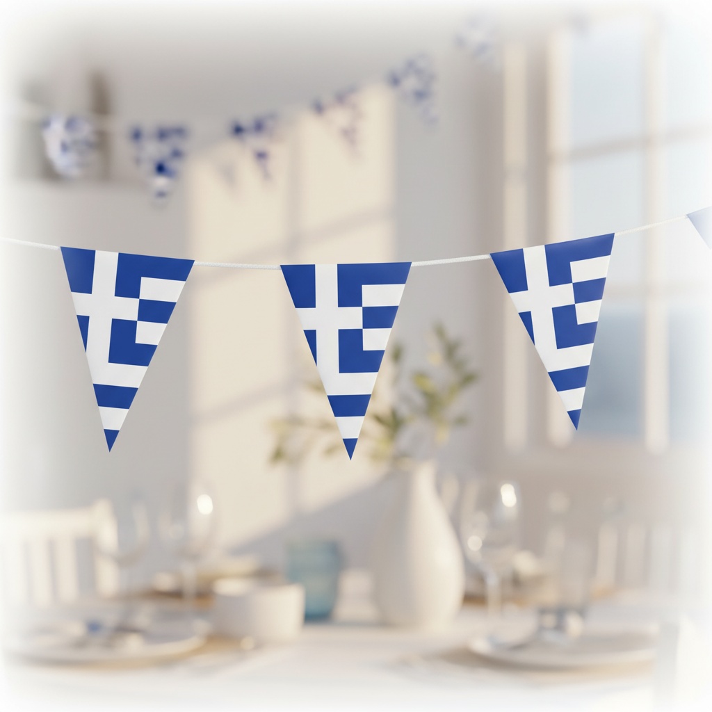 Grækenland Vimpelguirlande