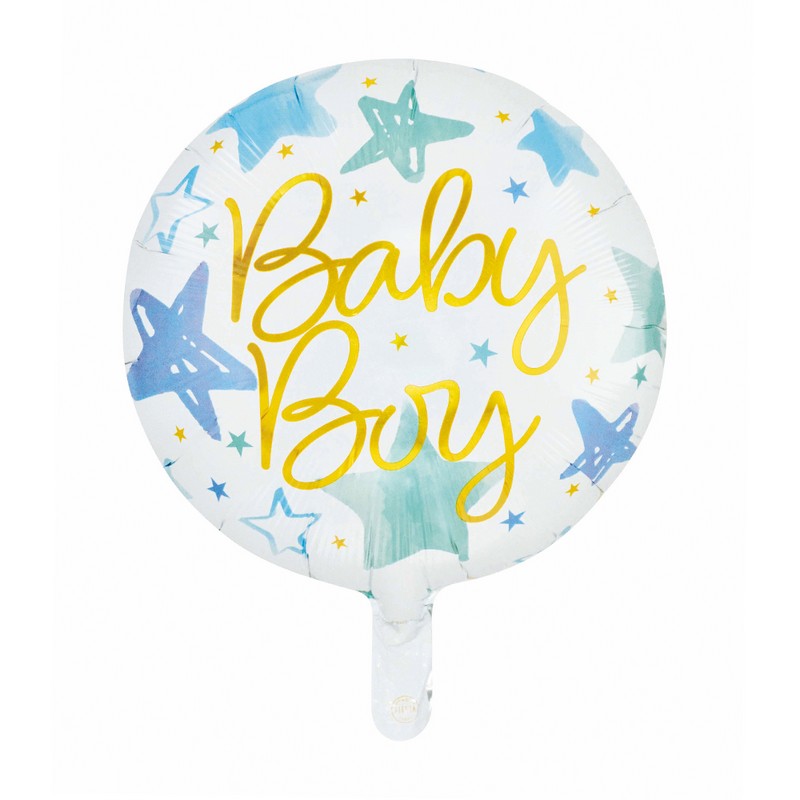 Baby Boy Folieballon Blå