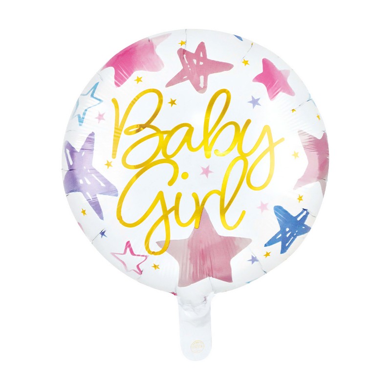 Baby Girl Folieballon Lyserød