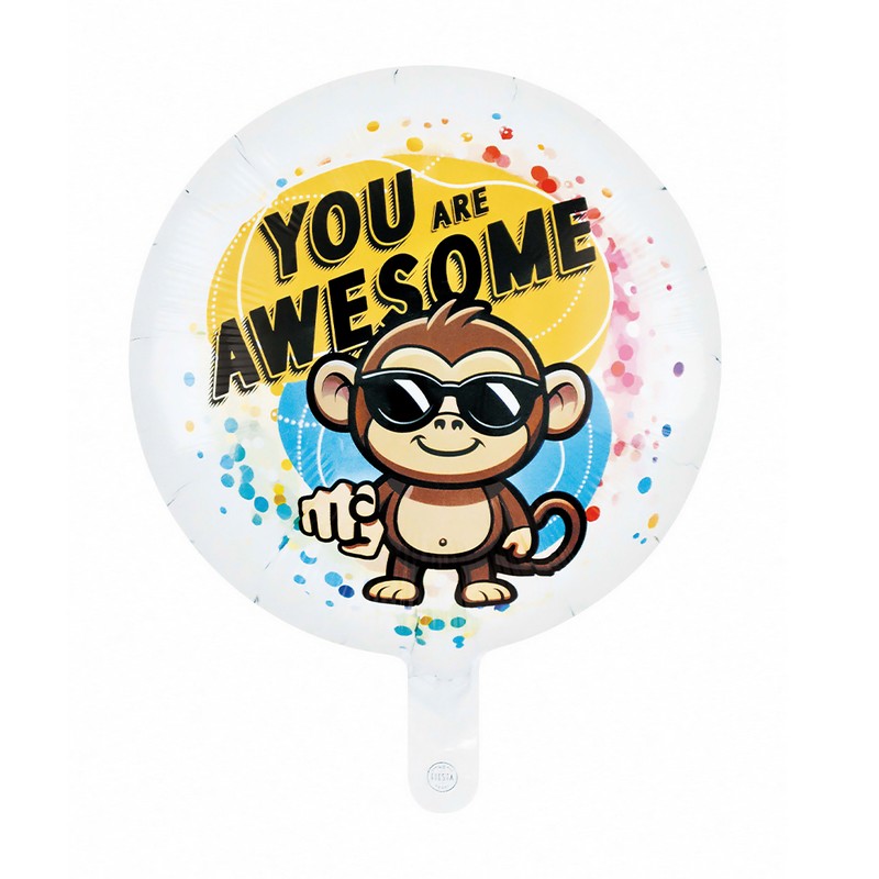 You Are Awesome Abe Folieballon - 1 stk (45 cm) | Abe Folieballoner - Temashop