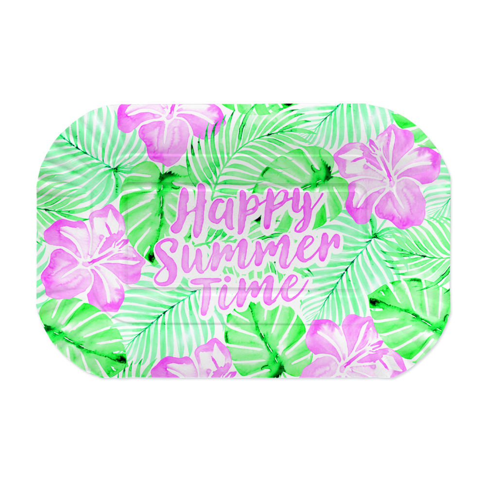 Happy Summer Time Fade Grøn/Pink - 2 stk (30 x 20 cm) | Sommer Fade - Temashop