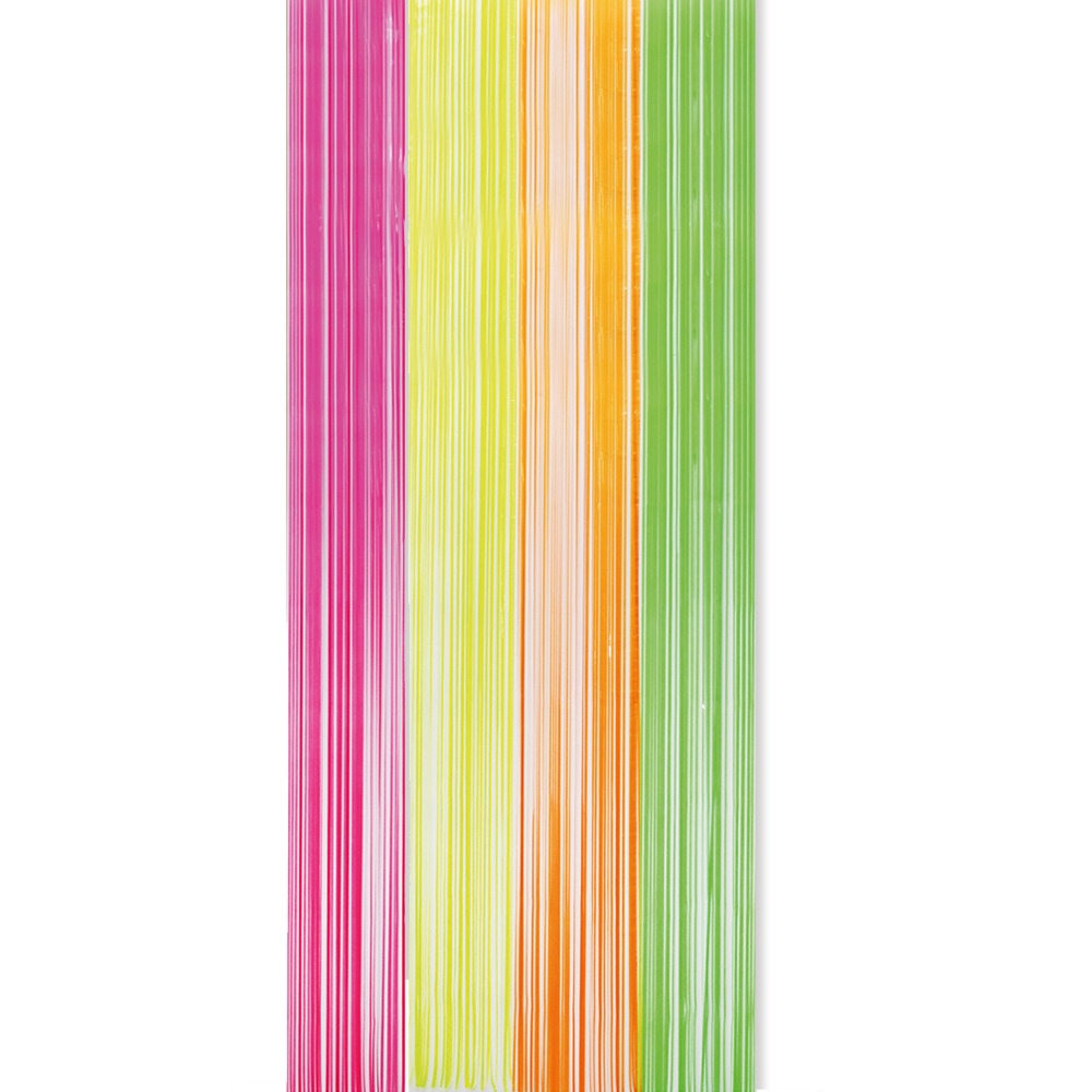 Neon Forhæng Multifarvet