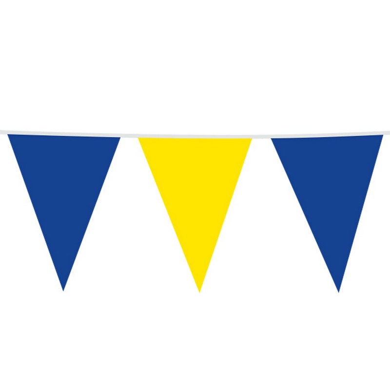 Sverige Vimpelguirlande - 1 stk (30 x 45 cm) | Sverige Guirlander - Temashop