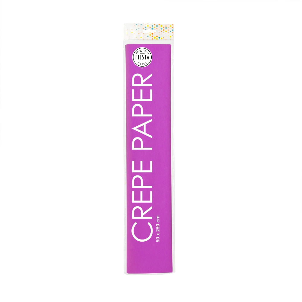 Creperulle Lilla - 1 rulle (50 x 250 cm) | Lilla tema Creperulle - Temashop