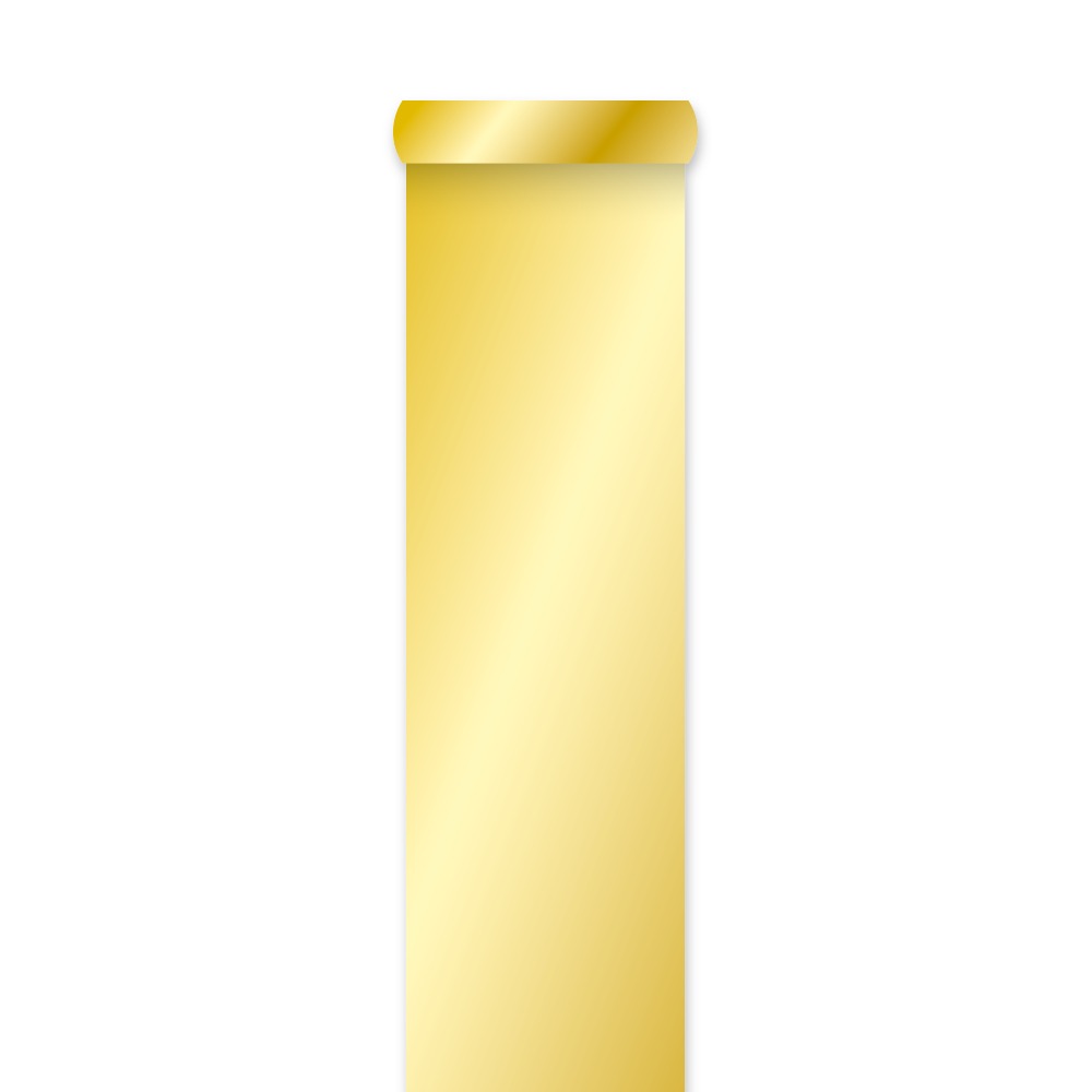 Stof Gulvløber Guld - 1 stk (450 x 60 cm) | Guld tema Gulvløber - Temashop