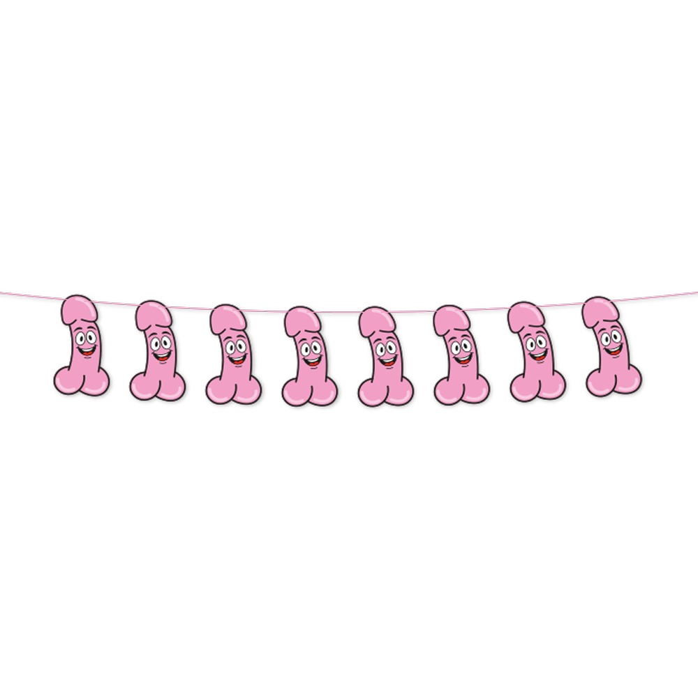 Penis Guirlande Lyserød