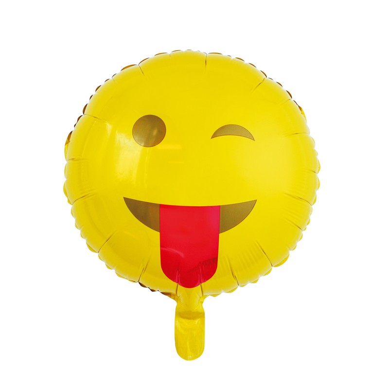 Emoji Blinkende Folieballon