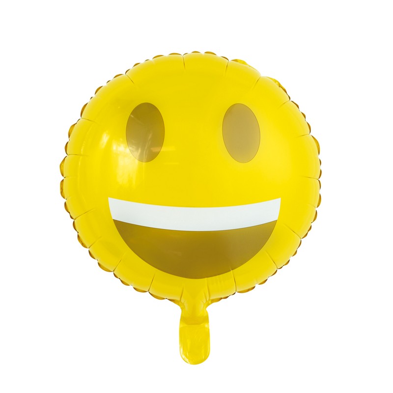 Emoji Smilende Folieballon
