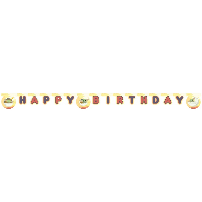 Star Wars The MandalorianÂ® Happy Birthday Guirlande