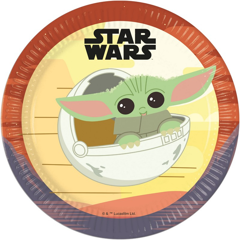 Star Wars The MandalorianÂ® Grogu Tallerkener