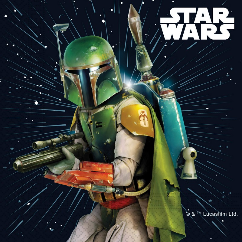 Star Wars GalaxyÂ® Mandalorian Servietter