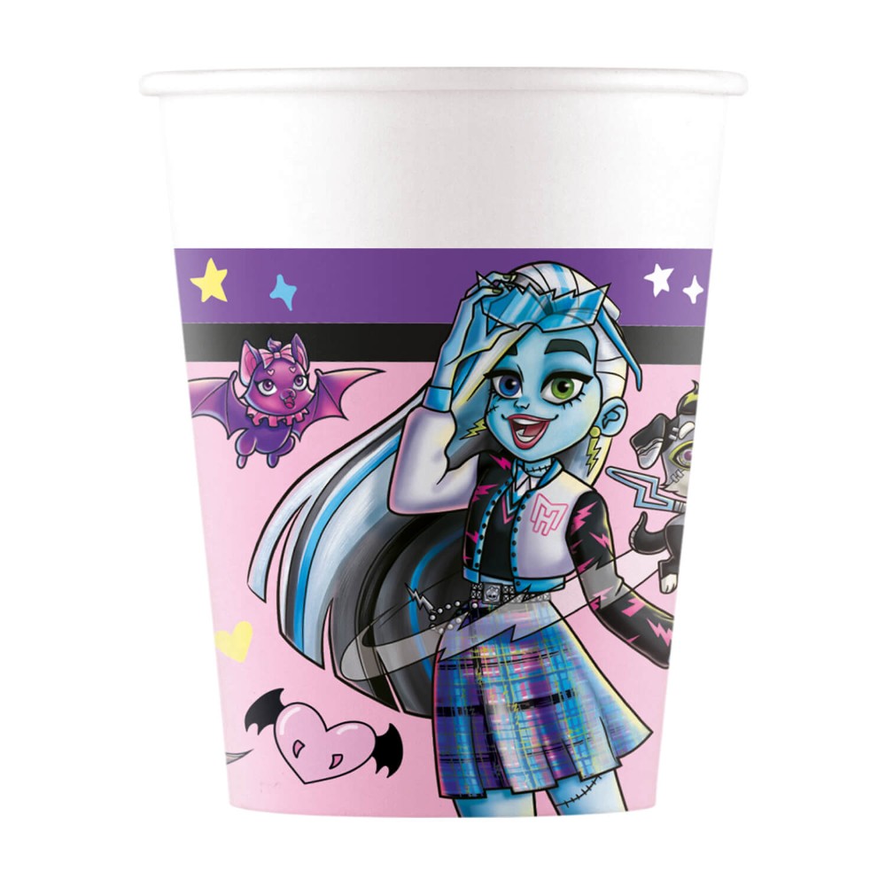 Monster High Papkrus - 8 stk (200 ml) | Monster High Krus - Temashop