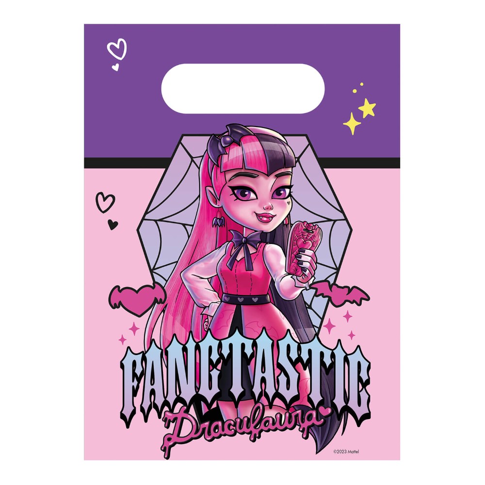 Monster High Draculaura Poser - 4 stk | Monster High Poser / Goodiebags - Temashop