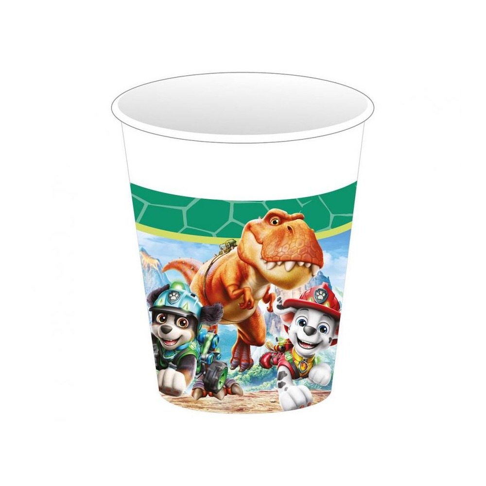 Paw Patrol Dino Papkrus - 8 stk (250 ml) | Paw Patrol Krus - Temashop