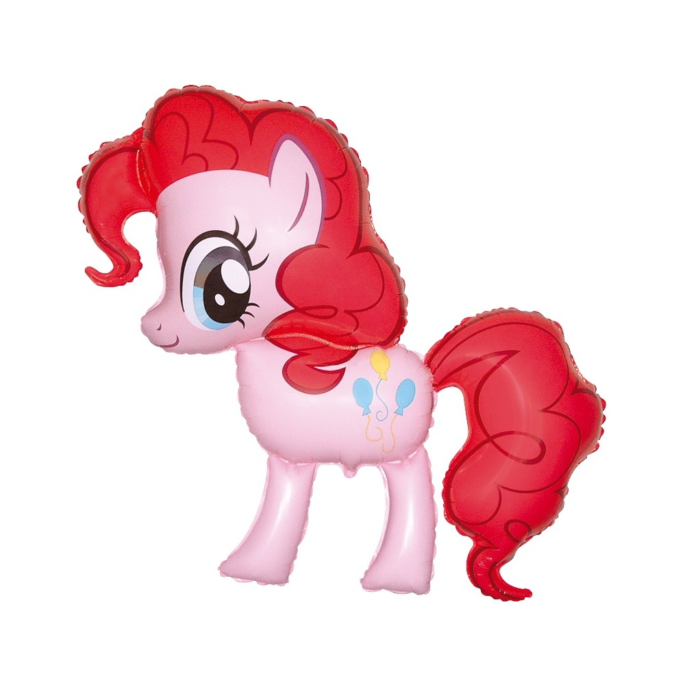 My Little Pony Pinkie Pie Folieballon - 1 stk (37 x 41 cm) | Min lille pony Folieballoner - Temashop