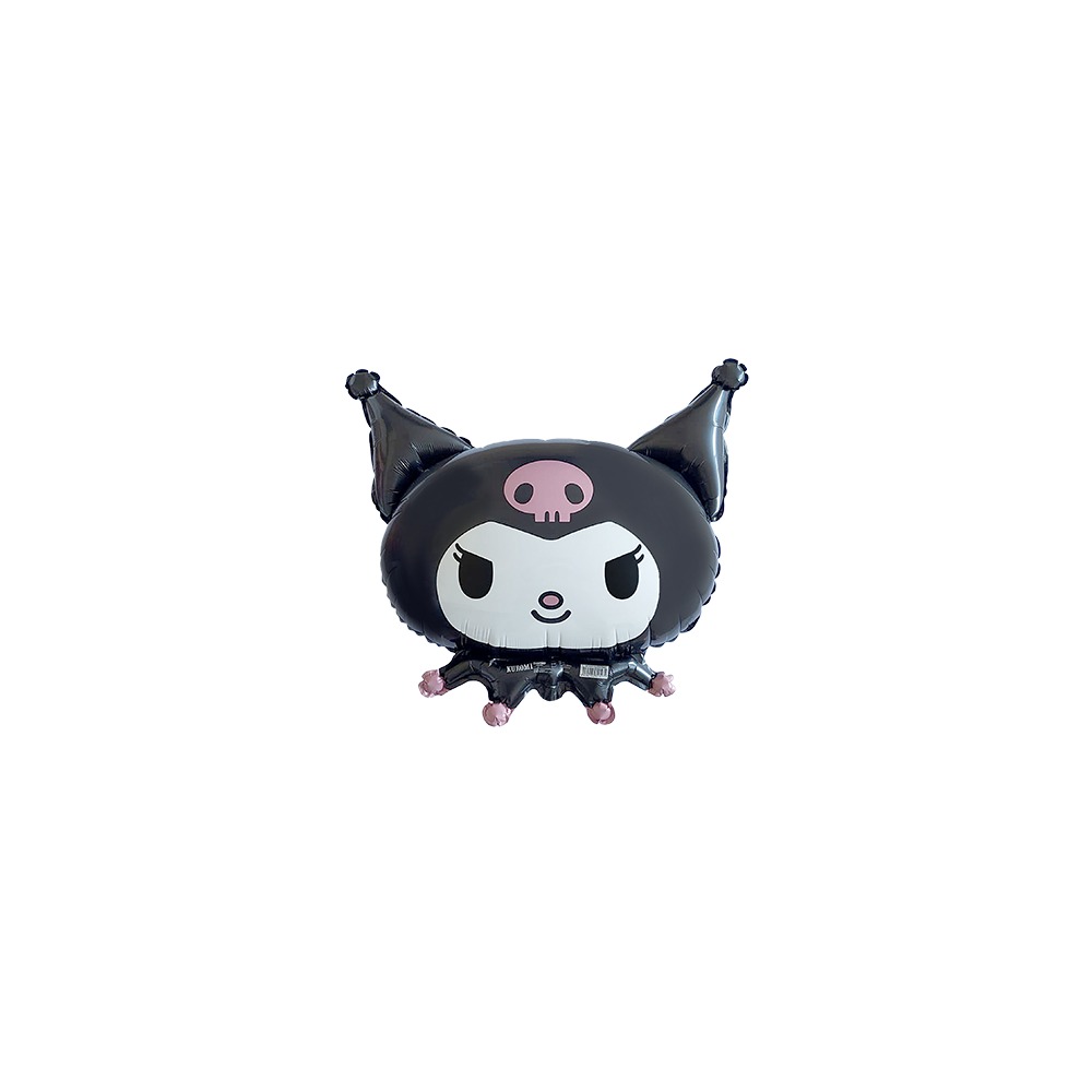 Hello Kitty Kuromi Folieballon - 1 stk (68,6 x 76,2 cm) | Hello Kitty Folieballoner - Temashop