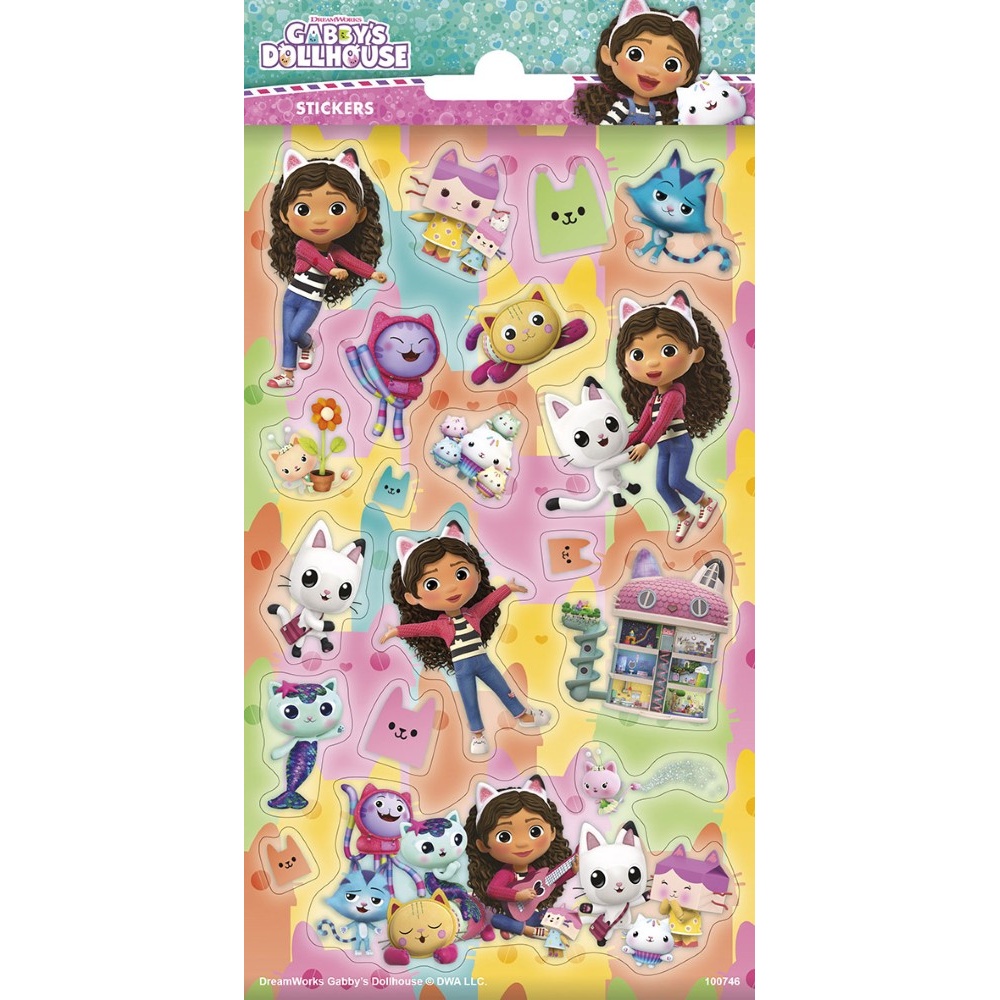 Gabbys Dukkehus Klistermærker - 1 stk | Gabbys Dollhouse Klistermærke - Temashop