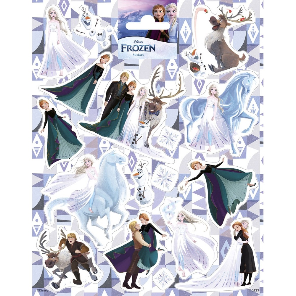 Frozen Klistermærker - 1 stk | Frost Klistermærke - Temashop