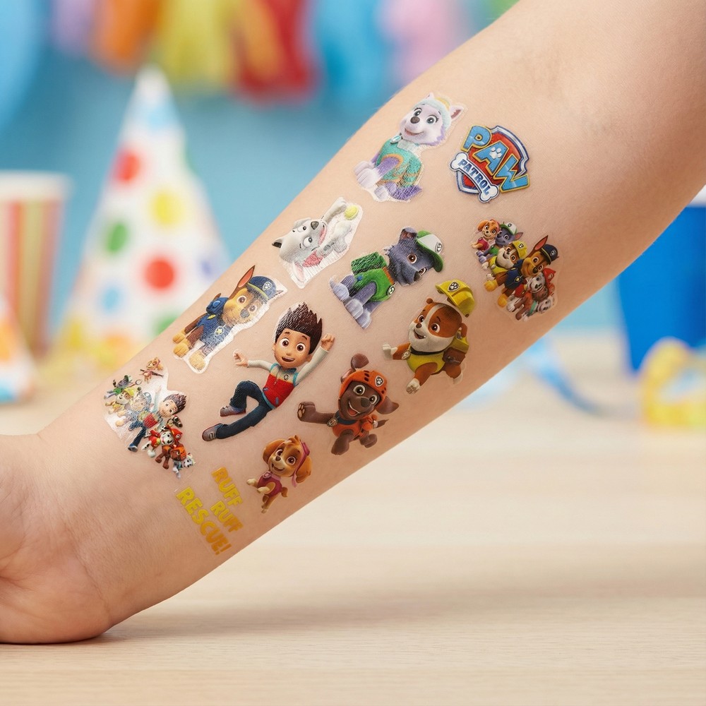 Paw Patrol Falske Tatoveringer | Paw Patrol Falske tatoveringer - Festtilbehør - Temashop