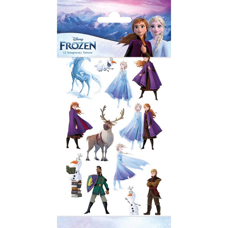 Frozen Falske Tatoveringer | Frost Falske tatoveringer - Festtilbehør - Temashop