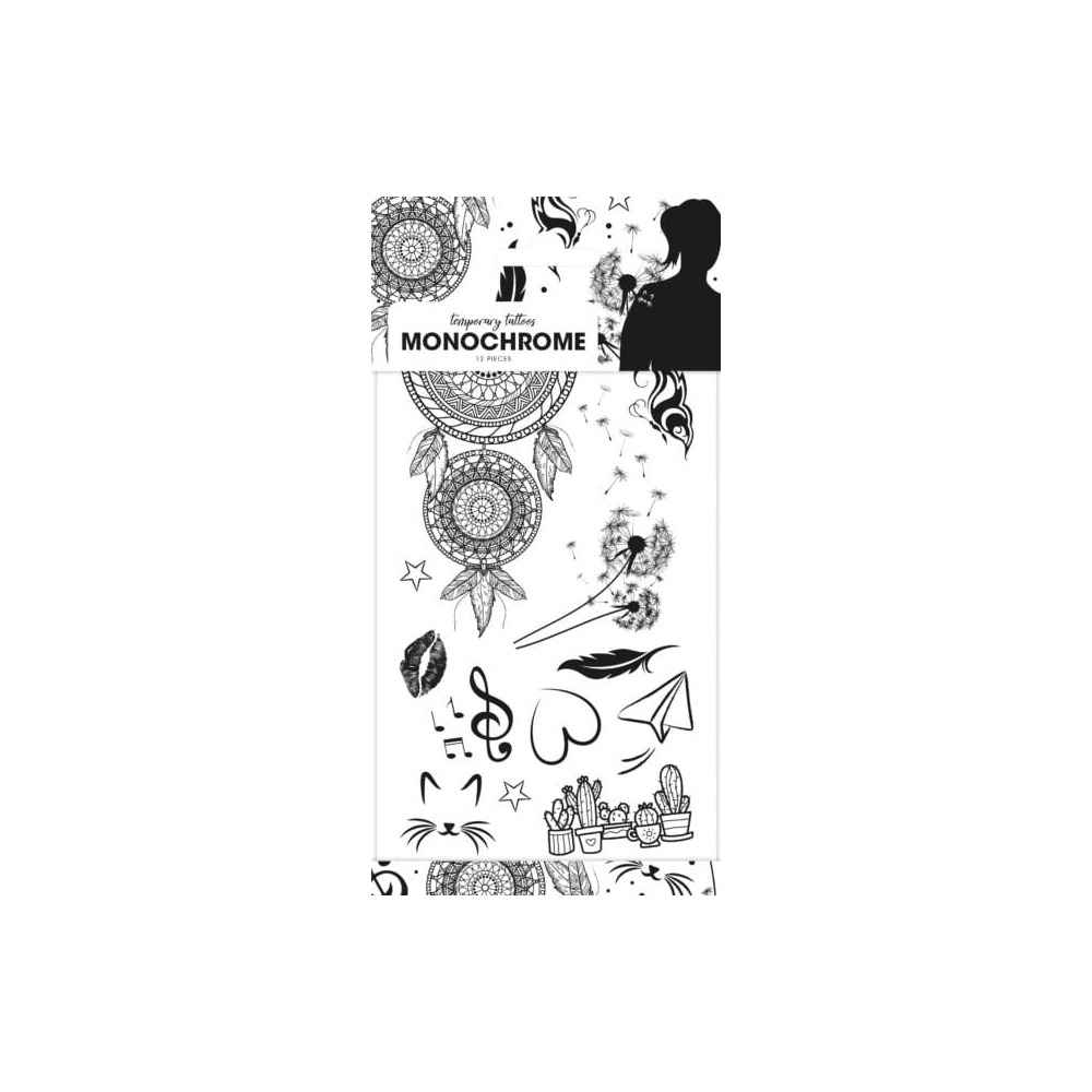 Monokrome Falske Tatoveringer | Monokrom Tatoveringer - Makeup / Negle - Temashop
