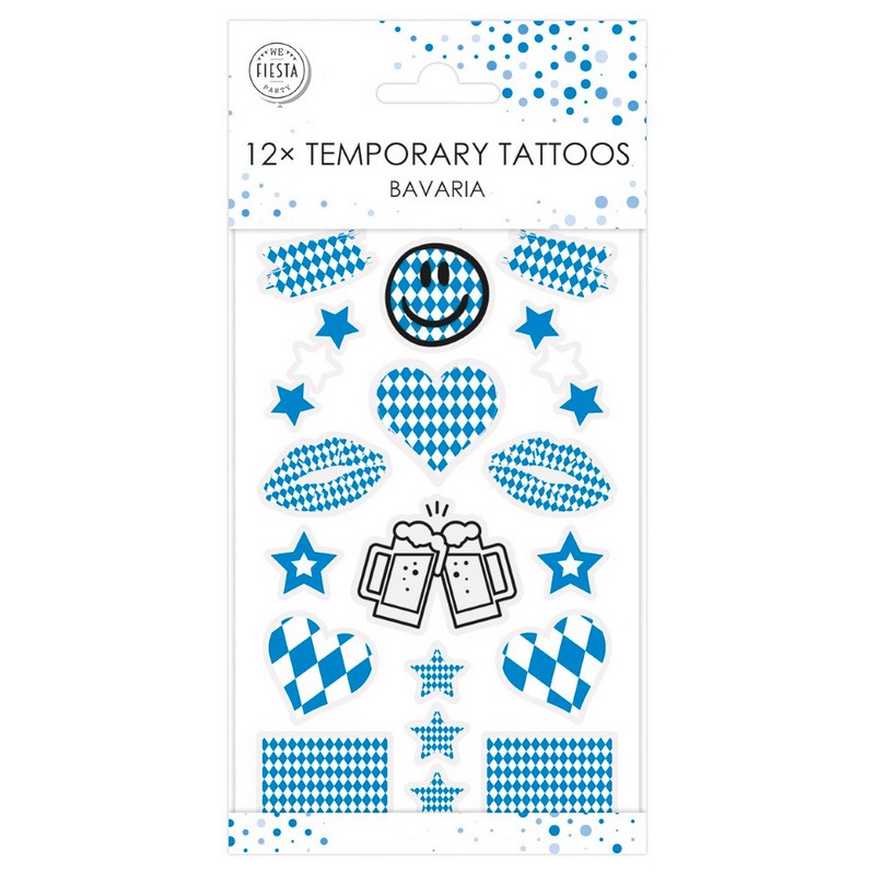 Oktoberfest Falske Tatoveringer | Oktoberfest Falske tatoveringer - Festtilbehør - Temashop