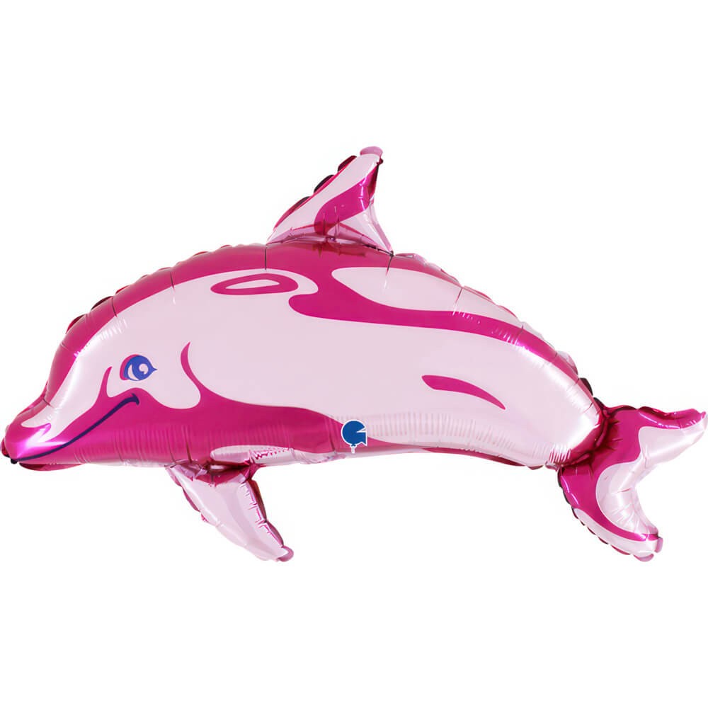 Delfin Folieballon Pink