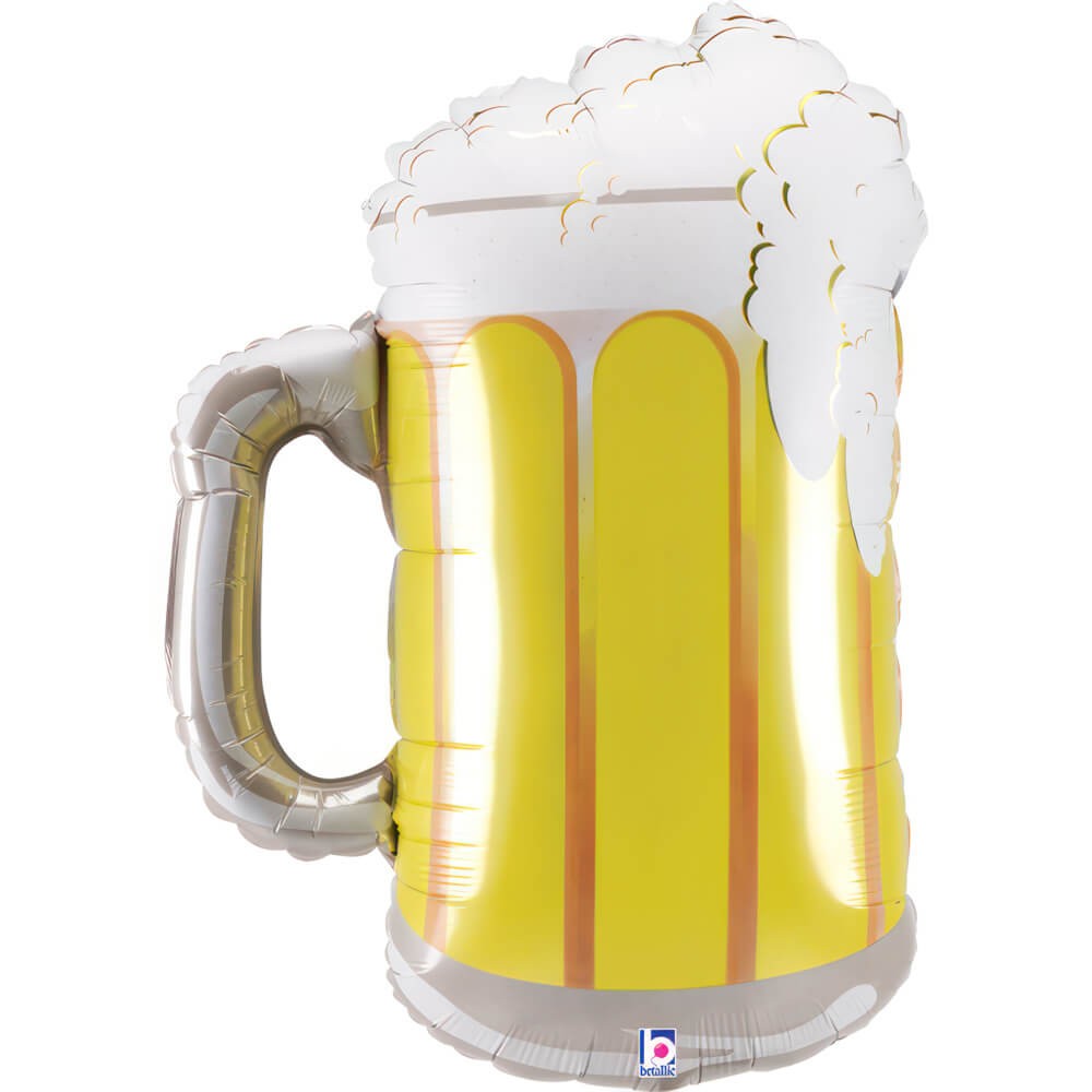 Ølkrus Folieballon - 1 stk (51 x 74 cm) | Drinks Folieballoner - Temashop