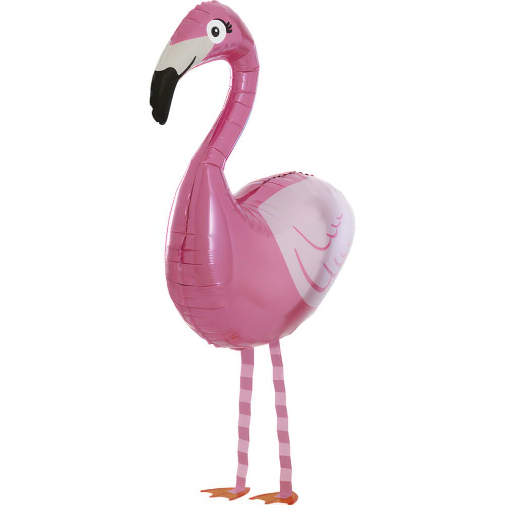Tropisk Flamingo Folieballon - 1 stk (69 x 85 cm) | Flamingo Folieballoner - Temashop
