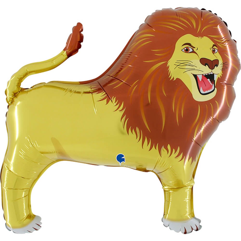Løve Folieballon - 1 stk (74 x 67 cm) | Løve Folieballoner - Temashop