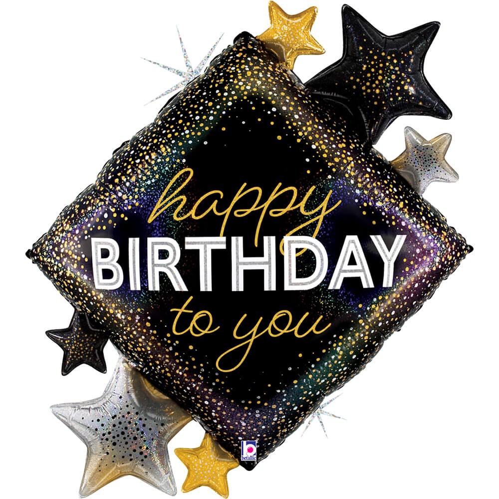 Happy Birthday Stjerne Folieballon