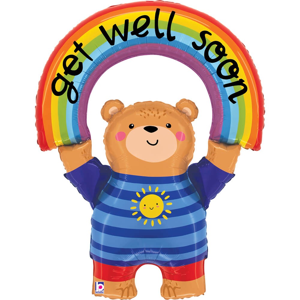 Get Well Soon Bamse Folieballon