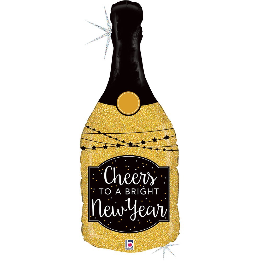 Cheers To A Bright New Year Folieballon