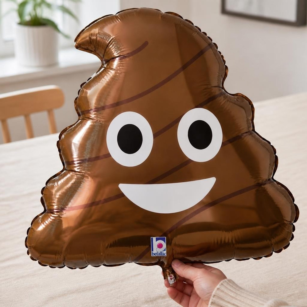 Emoji Lort Folieballon