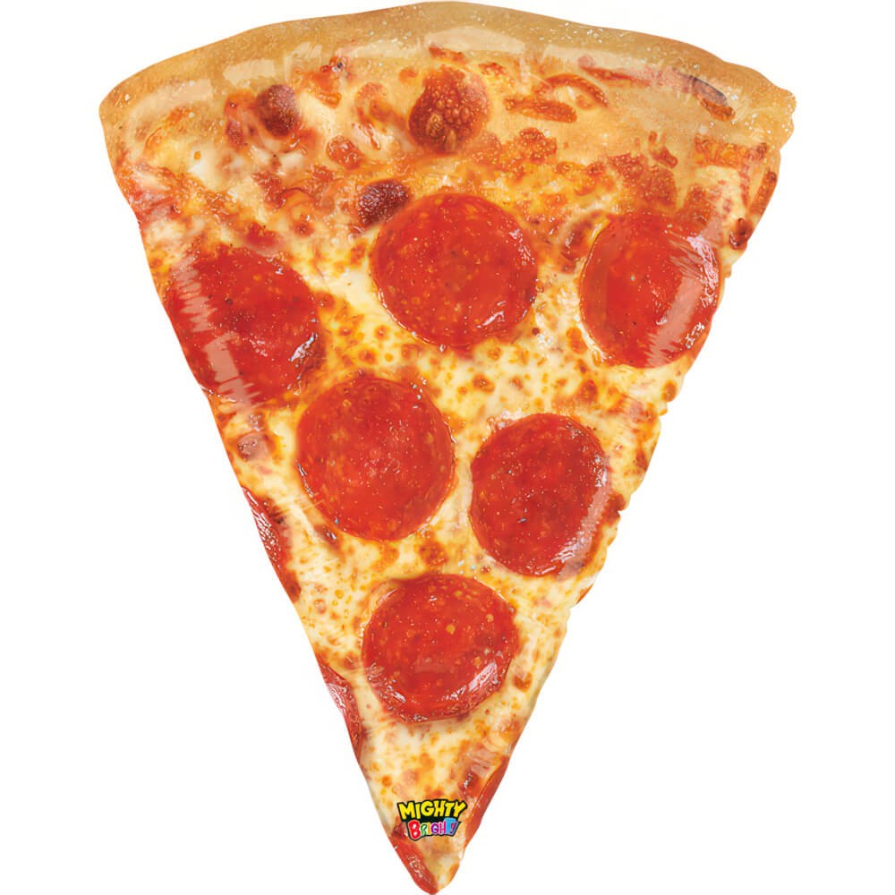 Pizzaslice Folieballon - 1 stk (58 x 73 cm) | Mad Folieballoner - Temashop