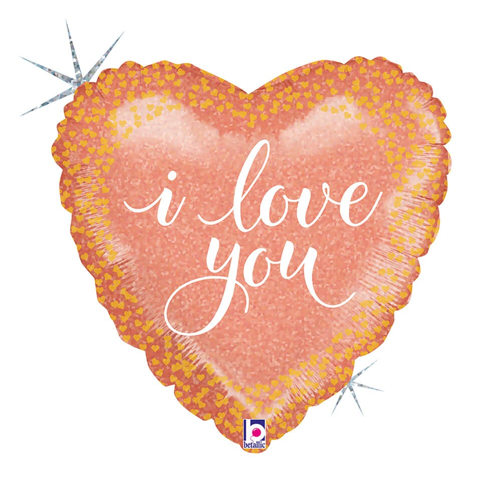 I Love You Hjerte Folieballon