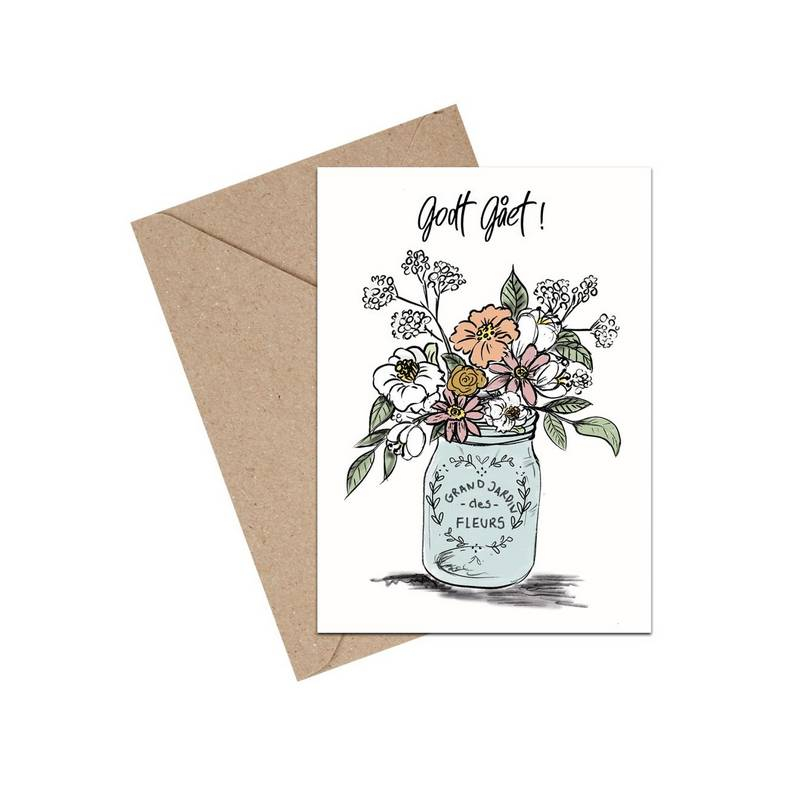 Godt Gået Kort - 1 stk (11,5 x 16 cm) | Tillykke Kort / Invitationer / Gode råd - Temashop