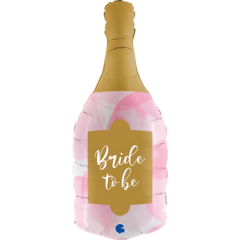 Champagneflaske Bride To Be Folieballon