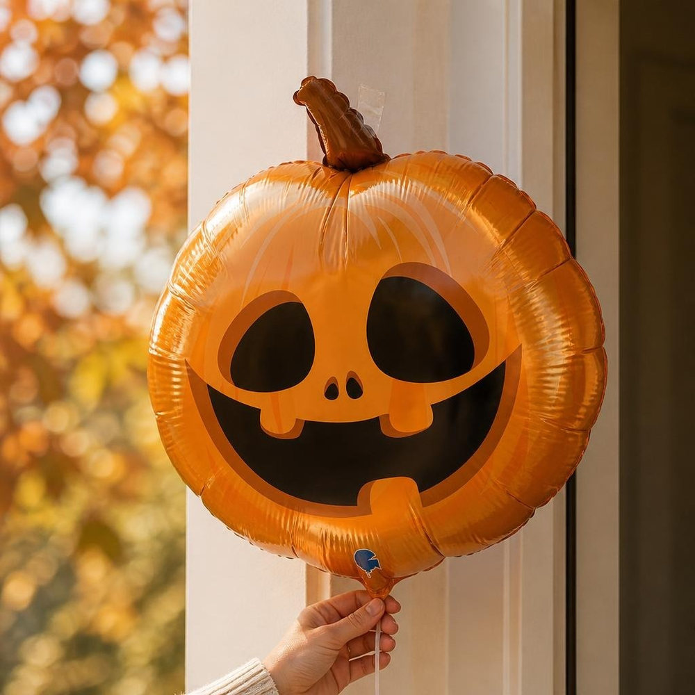 Græskar Halloween Folieballon