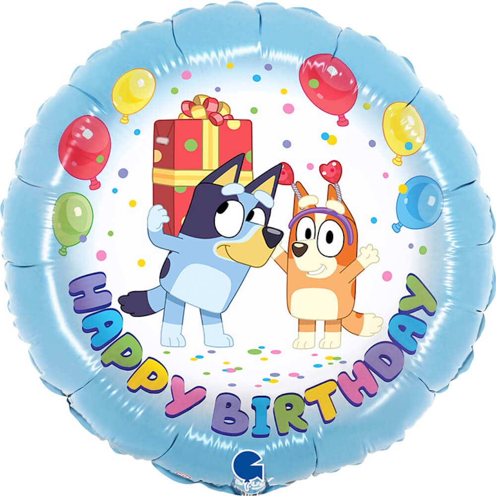 BlueyÂ® Happy Birthday Folieballon