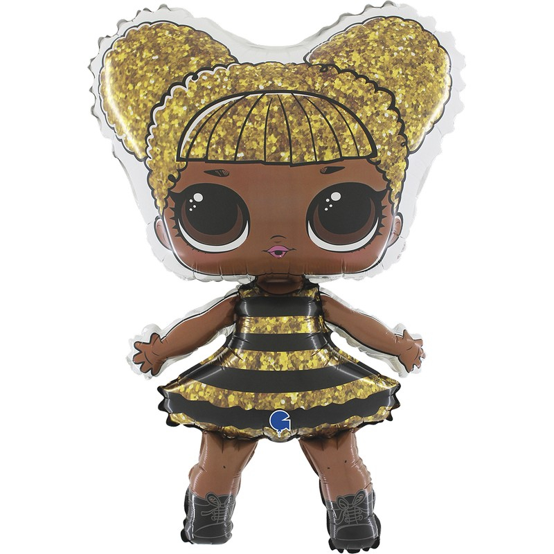 LOL Surprise Queen Bee Folieballon - 1 stk (48 x 71 cm) | LOL Folieballoner - Temashop
