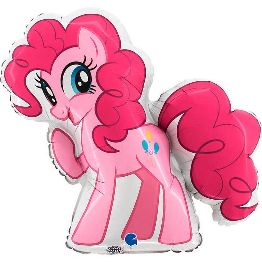 My Little Pony Pinkie Pie Folieballon - 1 stk (66 x 61 cm) | Min lille pony Folieballoner - Temashop